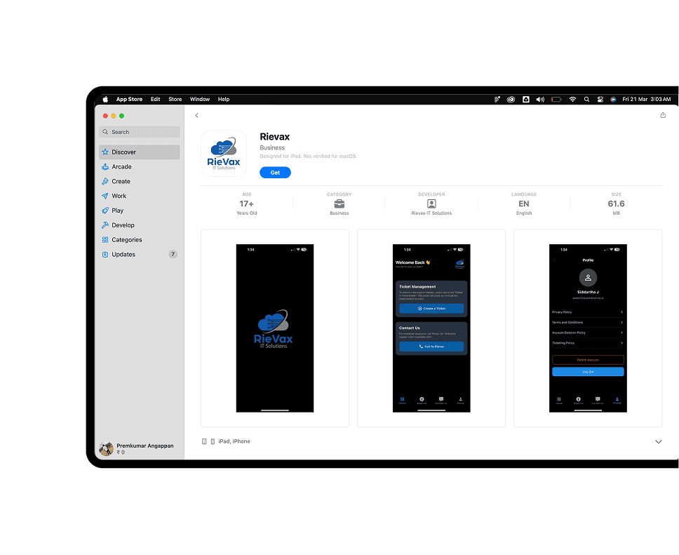 RieVax app